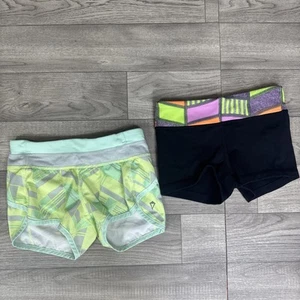 Bundle of 2 Girl's Ivivva Lululemon Athletic Shorts sz 6 - Picture 1 of 9