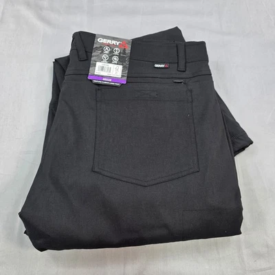 Gerry 40x32 Venture Fleece Lined Pants Black Warm Stretch Water Resistant - Image 1 of 3