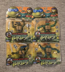 Playmates TMNT Teenage Mutant Ninja Turtles 2003 REISSUE 2023 Set Of 4 - Picture 1 of 5
