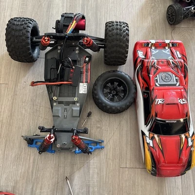 Traxxas Rustler Radio Controlled Truck Brushless Motor S3660 As Is - Image 1 of 4