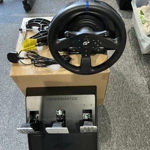 Thrustmaster T300 RS GT Force Feedback Steering Wheel/T3PM Pedals:PS5/4/Tested! - Picture 1 of 7