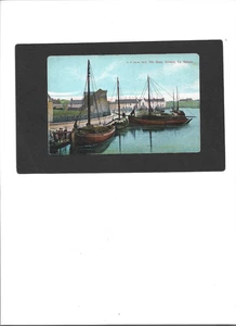 IRELAND VINTAGE PC "The Quay, Kinvara Co., Galway"   UNUSED  Clean     Sailboats - Picture 1 of 2