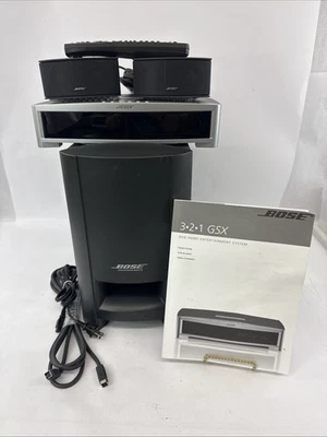 Bose 3 2 1 321 GSX Series II 2 DVD sistema de entretenimento doméstico com trabalho remoto - Imagem 1 de 4