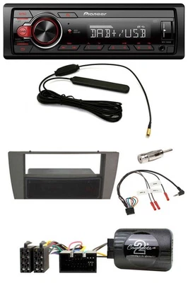 Pioneer MP3 DAB 1DIN Lenkrad USB Autoradio für Jaguar X-Type S-Type 2003-2008 - Bild 1 von 4