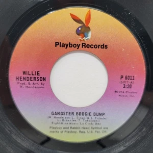 Willie Henderson Gangster / Let's Mere 7" 45rpm m- Vinyl Soul Record free sleeve - Imagen 1 de 2
