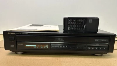 Onkyo DX-C201 5 Disc CD Changer TESTED Works Great W/ Remote and manual - Image 1 of 4