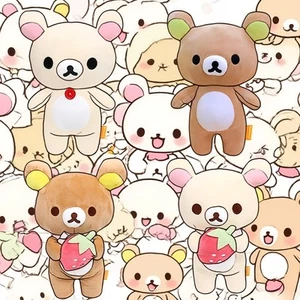 Japan Anime peluches  Rilakkuma Cartoon Plush Doll Soft bear Toys Kawaii Room De - Picture 1 of 14
