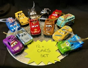12 Cars Set Disney Christmas Tree Decorations Bauble Movie TV Book Child Gift - Picture 1 of 6