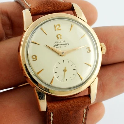 NO TARIFFS FINE ORIGINAL 1958' OMEGA SEAMASTER REF 2848 GOLD PLATED SELF-WINDING - Image 1 of 4