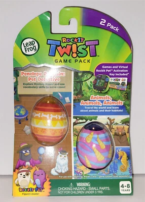 NEW LeapFrog Rockit Twist Game Pack 2 Games PENELOPE PENGUIN & ANIMALS ANIMALS - Image 1 of 3