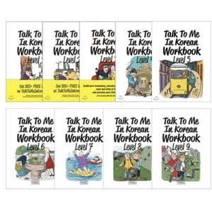 Talk To Me In Korean Work Book Set Level 1~9 Korean Language Learning Book - Bild 1 von 1
