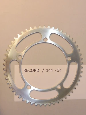 Campagnolo Nuovo Record - 144 PCD  54 t - ( 5/6  Sp.)  chainring / NOS L'eroica - Image 1 of 4