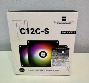 Thermal Right TL C12C-S 120MM High Performance Fan (3 Pack) - Zdjęcie 1 z 2