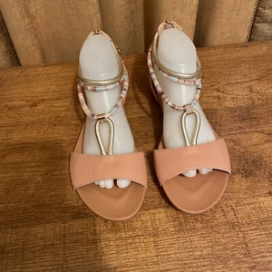 Women's soft Leather Sandals By Blue Illusion, Size 41/10, EC,Innersole 27.5 cm - Picture 1 of 6