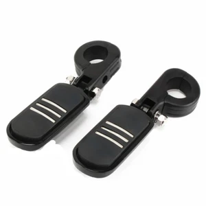 2x 1 1/4" Engine Guard Crash Highway Bar Streamliner Foot Pegs Mount For Harley - Imagen 1 de 5