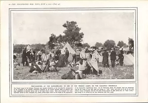1915 WWI Aufdruck ~ Zelt Schlafen Dardanellen Französischer Camps Auf Gallipoli - Foto 1 di 1