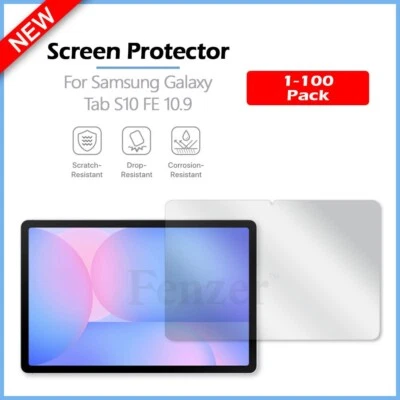 1-100 LOT LCD Ultra Clear HD Screen Protector for Samsung Galaxy Tab S10 FE 10.9 - Image 1 of 4