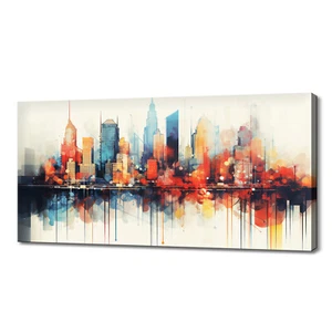 New York City Skyscrapers Skyline Landmarks Canvas Print Picture Wall Art Decor - Picture 1 of 10