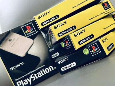 MEMORY CARD SONY SEALED- SCPH 1020 E playstation1 ps1 originale pal ita - Immagine 1 di 4