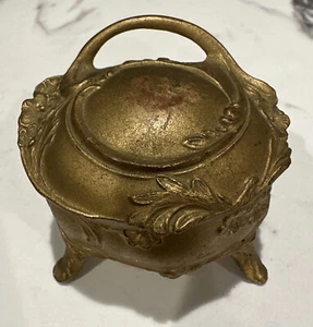 B&W Brainard & Wilson American Art jewel casket  ring box early 1900s marked #7 - Picture 1 of 7