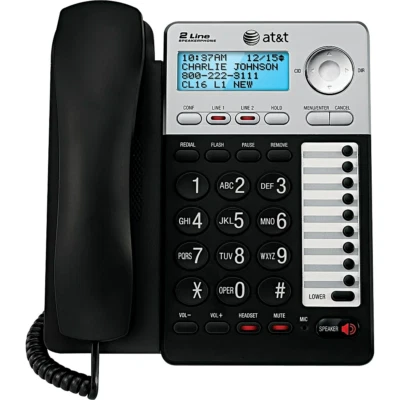 AT&T ML17929 2 Line Office Phone Caller ID/Call Waiting Speakerphone Conference. - Image 1 of 2