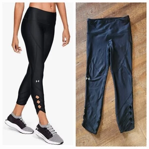 UNDER ARMOUR HeatGear® High-Rise Cutout Ankle Leggings Schwarz Größe Small S - Bild 1 von 4