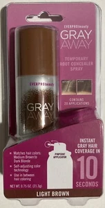 EverPro Gray Away Temporary Root Concealer Spray Light Brown - Picture 1 of 2