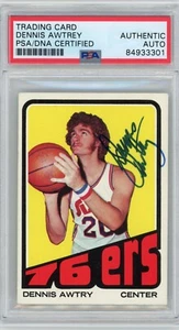 1972 TOPPS DENNIE AWTRY #139 AUTOGRAPHED SIGNED PSA / DNA CERTIFIED AUTO - Picture 1 of 1