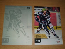 DEL 17-18 2017-2018 Press Plate Kevin Schmidt Iserlohn Roosters 1/1