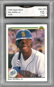 Upper Deck #156 1990 Ken Griffey Jr. UER | gema graduada como nueva 10 - Imagen 1 de 1