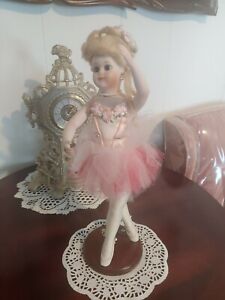 Bleuette Ballerina With Stand Antique Reproduction 15 Inches Tall 