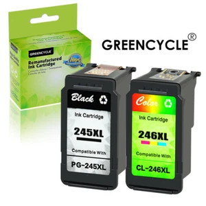 2x tinta PG-245XL CL-246XL PARA CANON MG2522 TS3120 TS3122 TR4520 TR4522 GREENCYCLE - Imagen 1 de 24