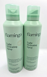 TWO Flamingo Light Hydrating Spray 6.7 oz Vetiver Bergamot Glow Lock Moisture