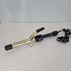 Helen Of Troy Professional  Model 1008 Gold Plated Curling Iron  1" Barrel