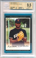 Francisco Liriano 2002 Bowman San Francisco Giants #174 Rookie BGS 9.5 GEM Mint