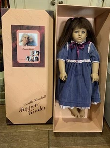1988 Annette Himstedt 1139 World Child 31” Puppen Kinder Girl Doll Arm Tag - Picture 1 of 12