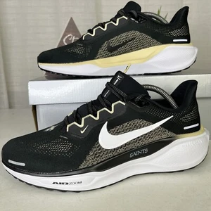 Nike Air Zoom Pegasus 41 x NFL New Orleans Saints Men's Size 8 FZ5095-001 Shoes - Picture 1 of 13