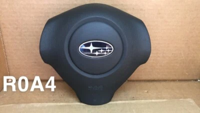 Bolsa de aire airbag volante conductor Subaru Legacy OEM negra Foto 1 de 4