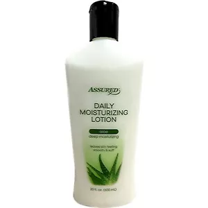 Assured Fresh Aloe Vera tiefe feuchtigkeitsspendende Lotion, 1 Flasche 20 Unzen - Bild 1 von 2