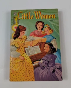 Little Women Pt 1 Saalfield Books RARE Upside Down Print Error Vintage Paperback - Picture 1 of 14