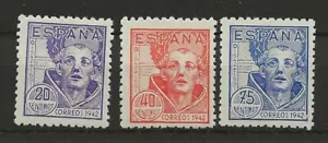 EDIFIL 954/56, MNH**, 1942, SAN JUAN DE LA CRUZ - Imagen 1 de 1