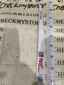 1X NEW MILWAUKEE 48-00-5036 9"L x 5 TPI Sawzall BLADE,WOOD WITH NAILS , - Picture 1 of 9