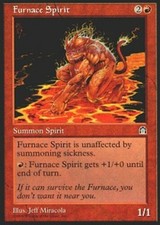 4x Furnace Spirit MTG Stronghold NM Magic Regular