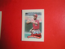 1989 Topps Leaders Mini Ozzie Smith 37 Cardinals