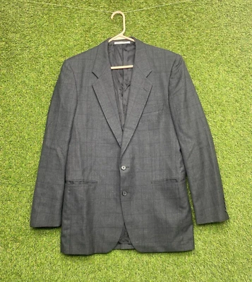 Yves Saint Laurent YSL Wool Jacket Blazer Mens 38R Made in France Vintage Grey - Image 1 of 4