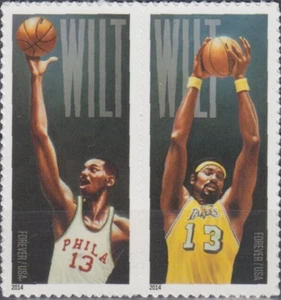 US #4951a MNH 2014 Wilt Chamberlain - Picture 1 of 1