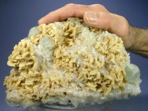 SHOWY 5.5 LB FLUORITE DOLOMITE QUARTZ CRYSTALS, SHANGBAO, CHINA, GLOBE MINERALS - Picture 1 of 4
