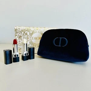 NUEVO EN CAJA DIOR ROUGE COUTURE LIP ESSENTIALS SET DE REGALO DE 3 PIEZAS EDICIÓN LIMITADA - Imagen 1 de 6