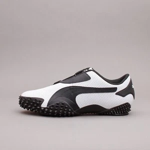 Puma Lifestyle Mostro Paquete de Cuero Perforado Blanco Negro Nuevo Zapato Hombre 397331-01 - Imagen 1 de 6