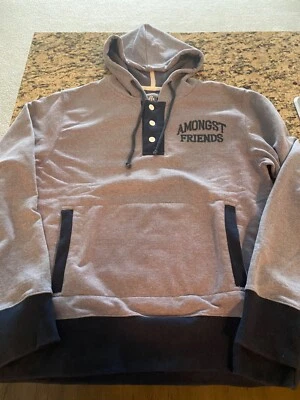 new AMONGST FRIENDS NYC Hoodie Men's Size M Extra Butter blue rare Sweatshirt  - Image 1 of 4